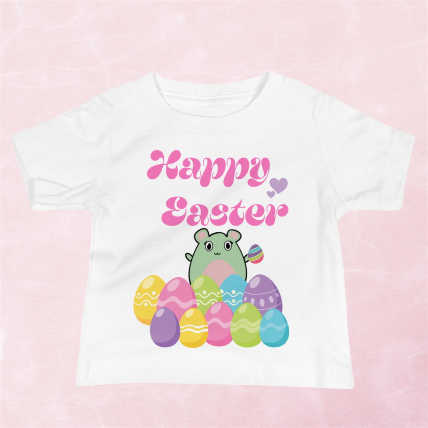 WaTTerMaLLone Happy Easter Baby Jersey Short Sleeve Tee