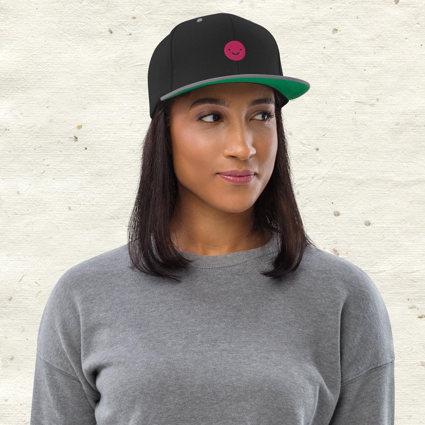 Happy Smile Face Snapback Hat