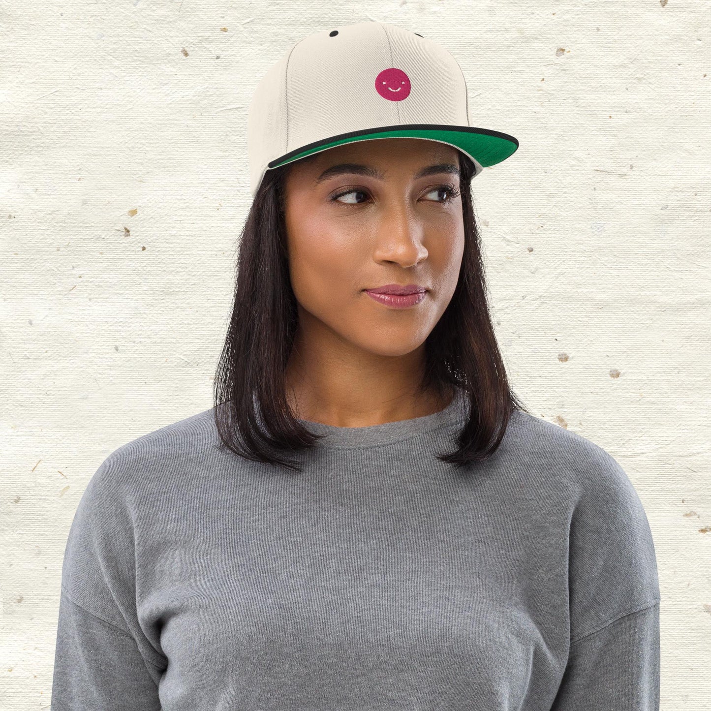 Happy Smile Face Snapback Hat