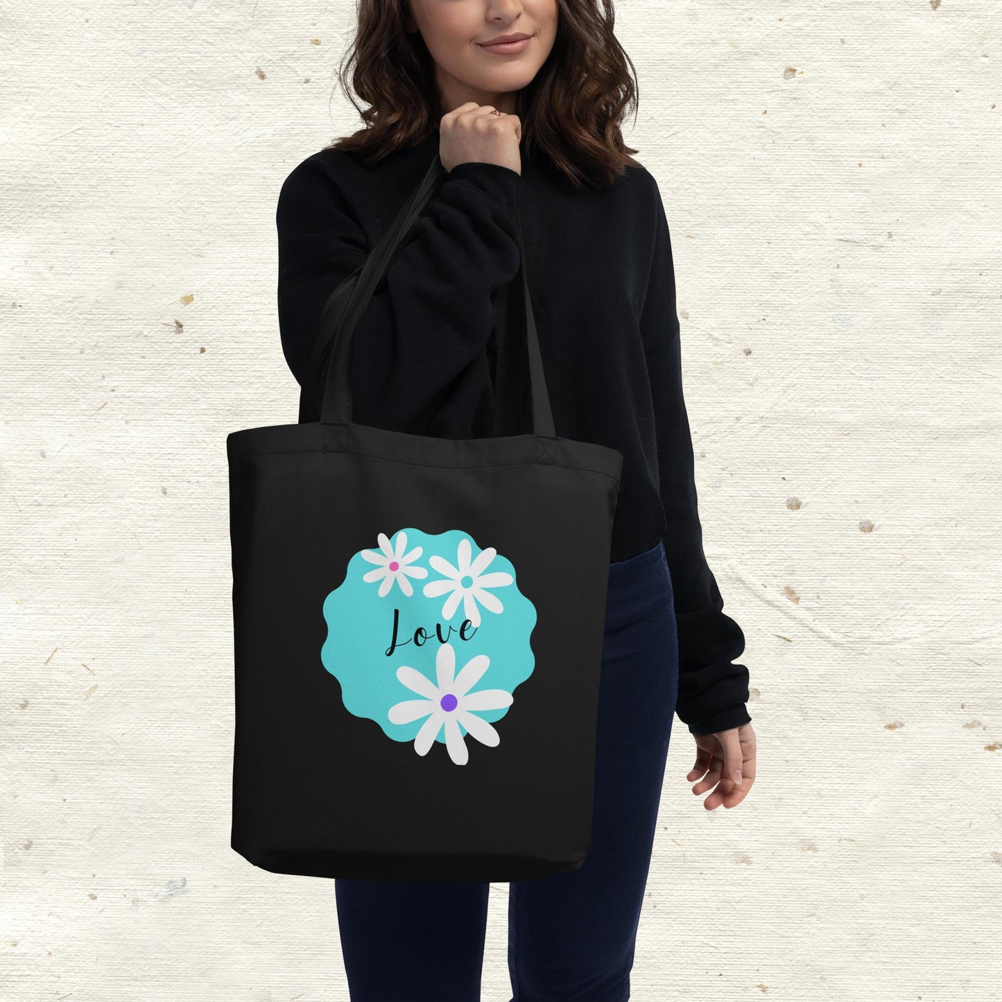 Love Daisy Eco Tote Bag