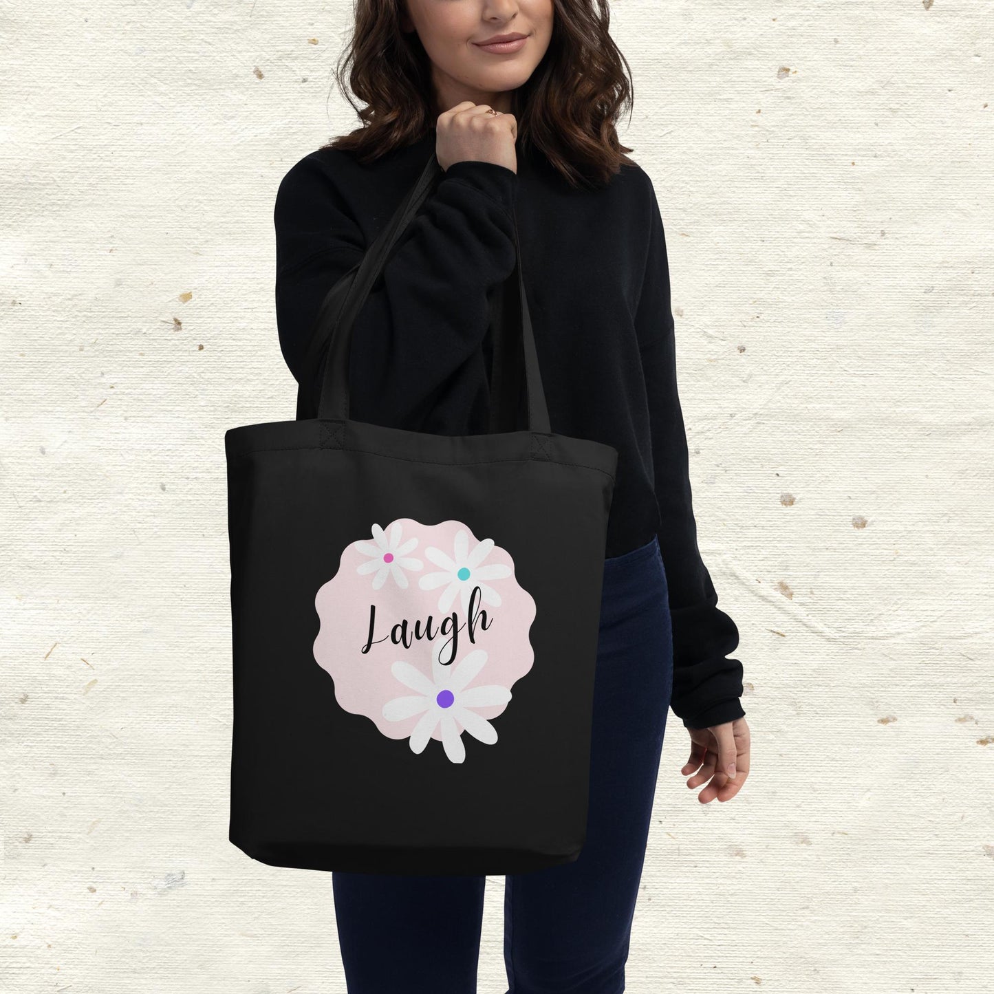 Laugh Daisy Eco Tote Bag