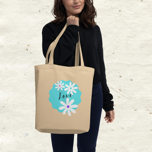 Love Daisy Eco Tote Bag