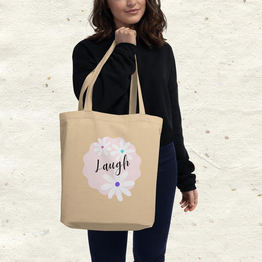 Laugh Daisy Eco Tote Bag