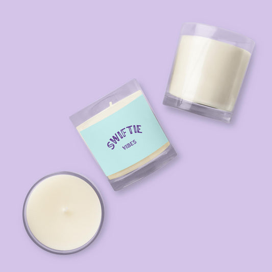 Swiftie Vibes Glass Jar Soy Wax Candle