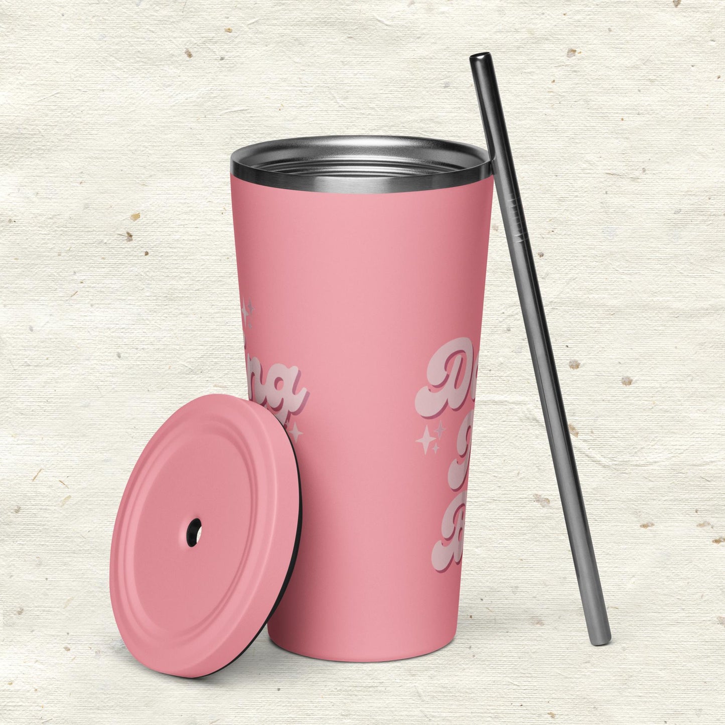 Doing My Best Insulated Tumbler with a Straw