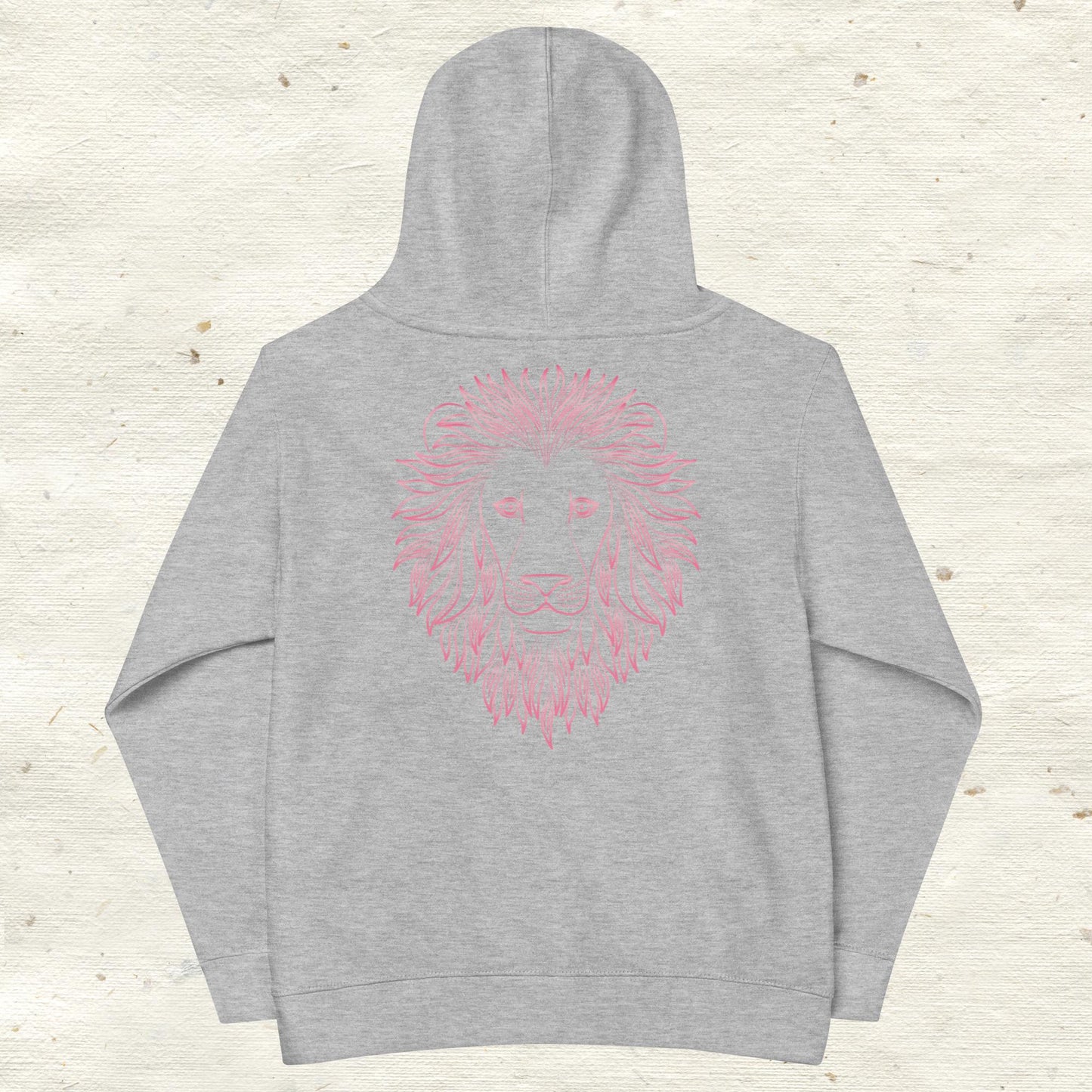 WaTTerMaLLone Lion Kids fleece hoodie