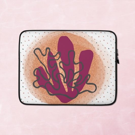 Deep Red Corals Laptop Sleeve