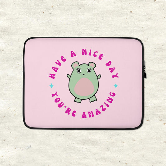 Have a Nice Day Laptop Sleeve