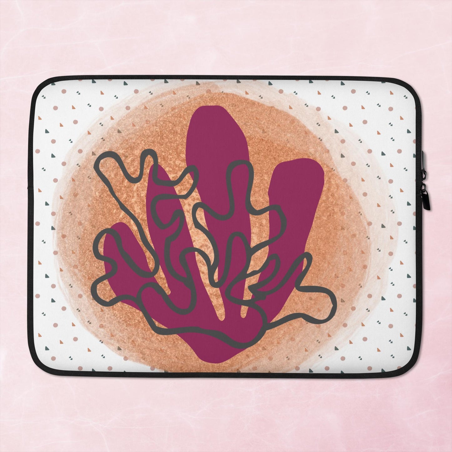 Deep Red Corals Laptop Sleeve