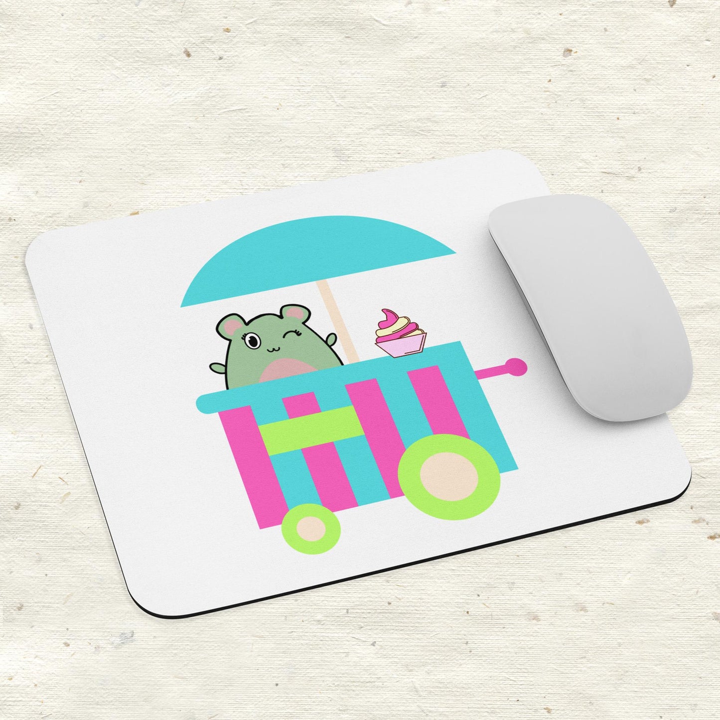 Ice Cream Stand Mouse Pad