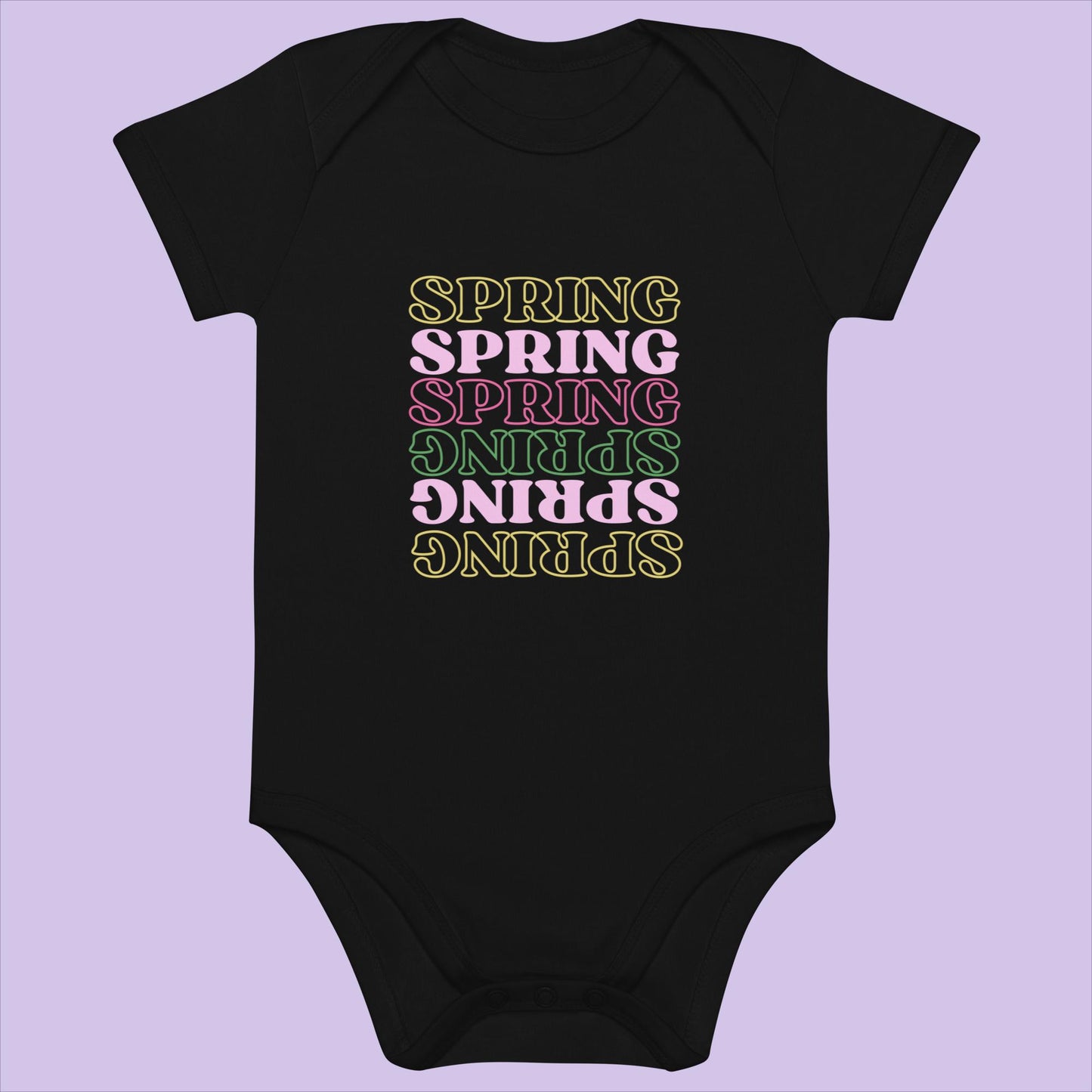 Spring Organic Cotton Baby Bodysuit