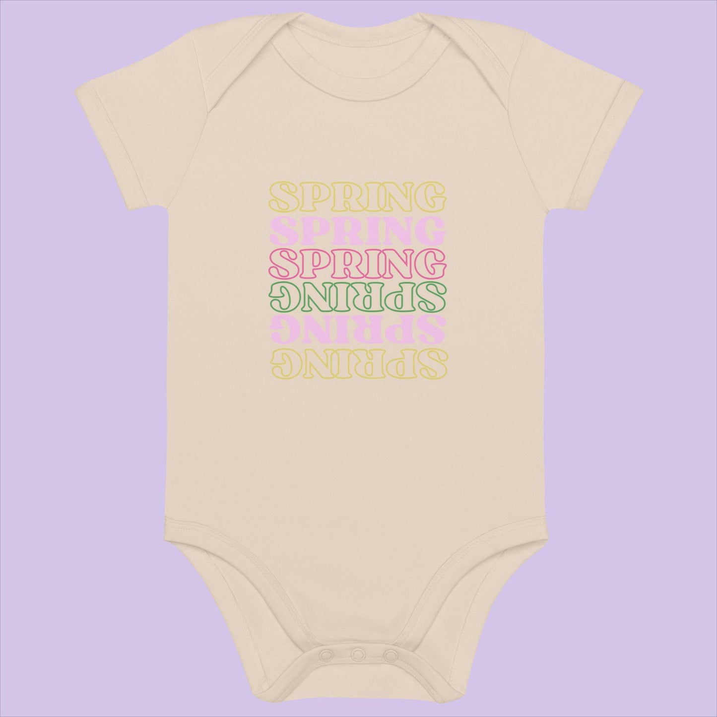 Spring Organic Cotton Baby Bodysuit