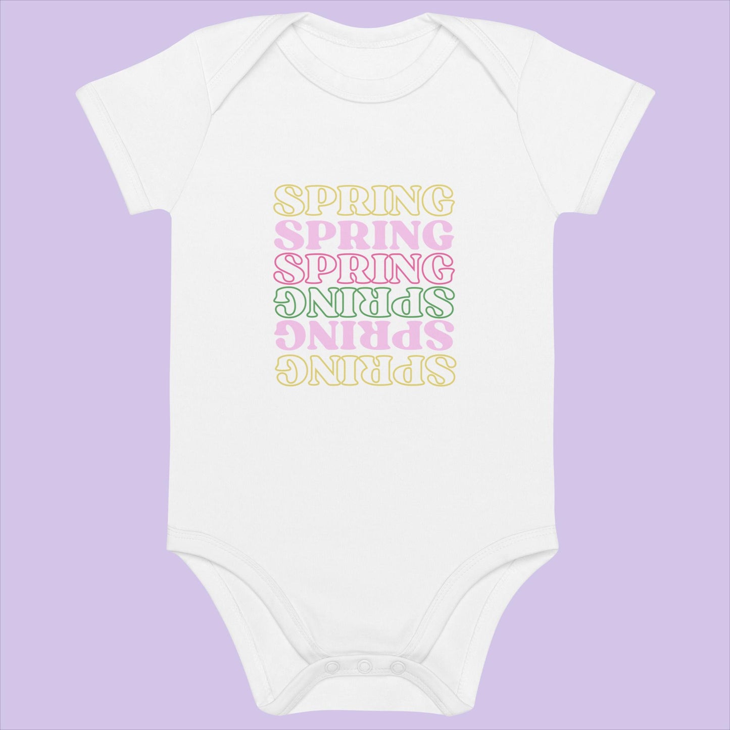 Spring Organic Cotton Baby Bodysuit