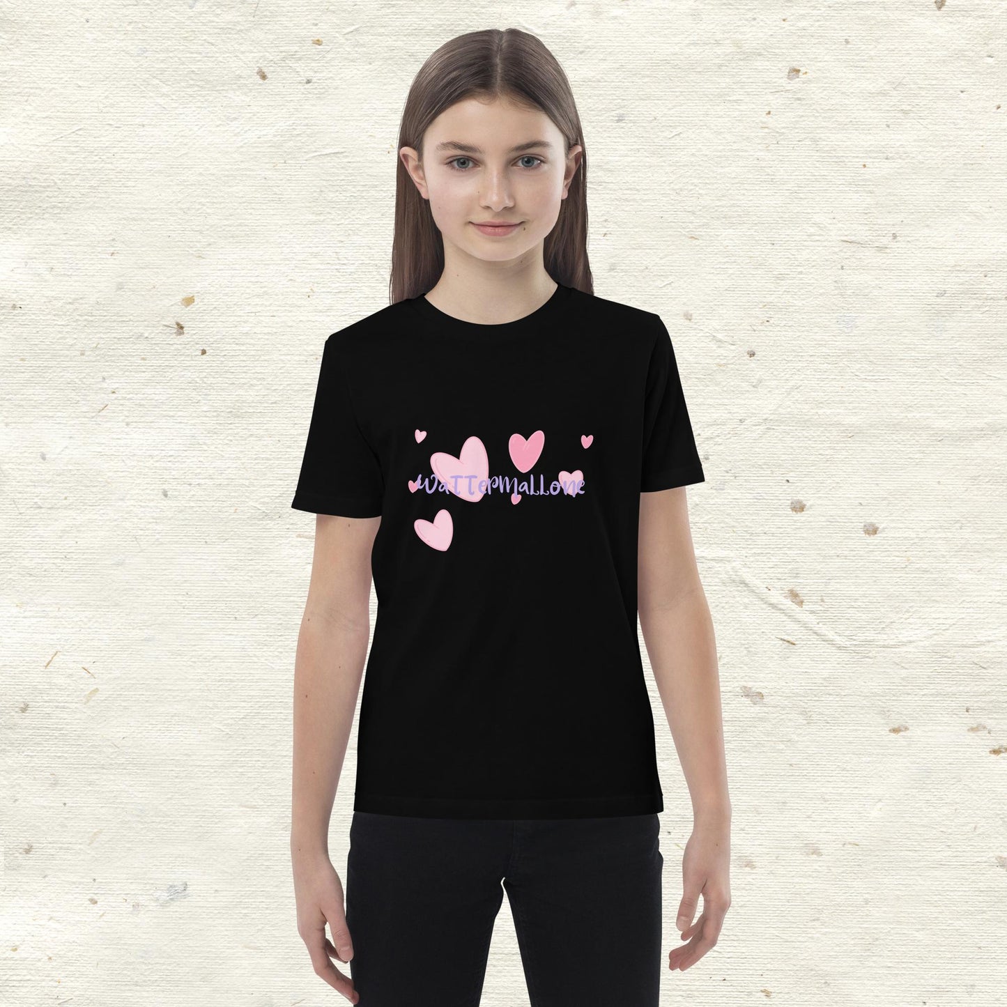 Spring Hearts Organic Cotton Kids T-Shirt