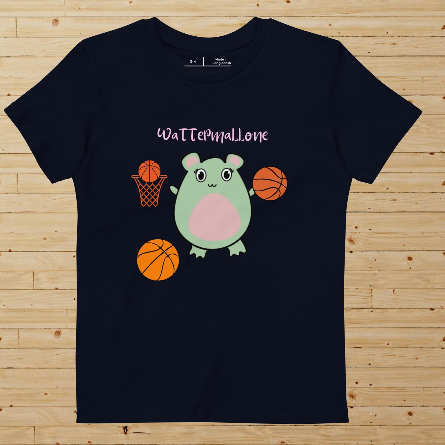 Basketball Organic Cotton Kids T-Shirt