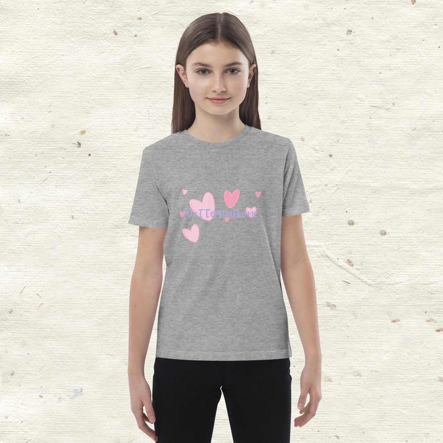 Spring Hearts Organic Cotton Kids T-Shirt