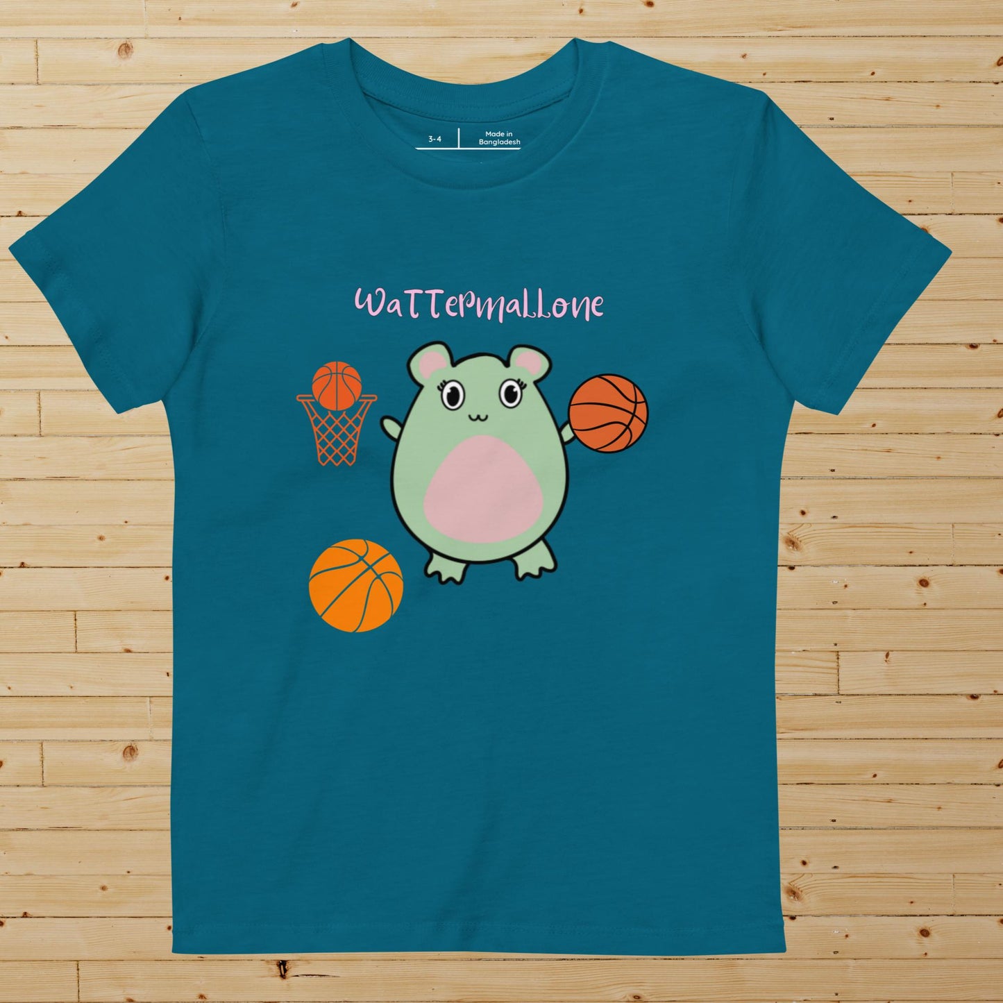 Basketball Organic Cotton Kids T-Shirt