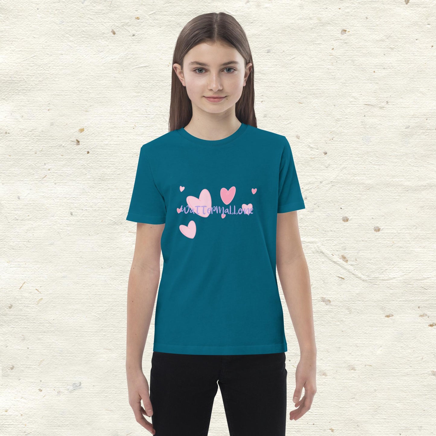 Spring Hearts Organic Cotton Kids T-Shirt