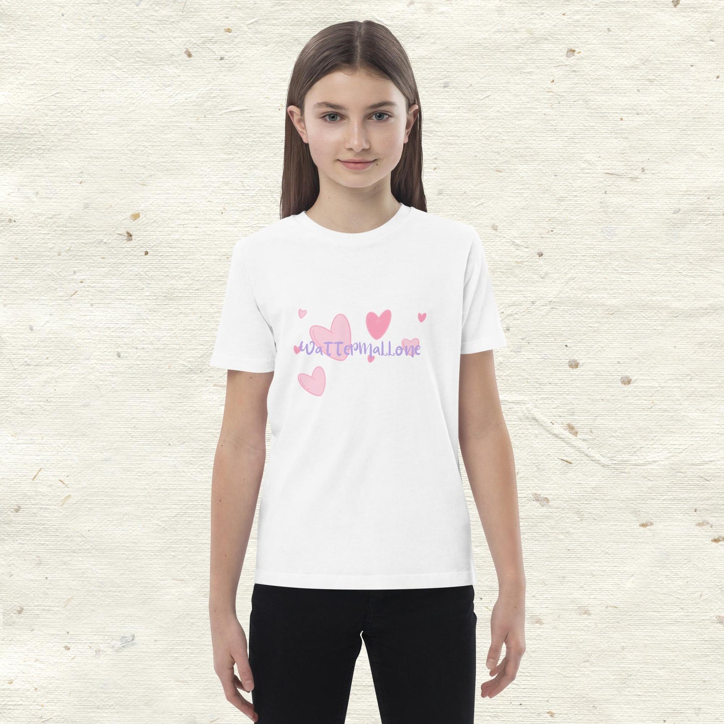 Spring Hearts Organic Cotton Kids T-Shirt