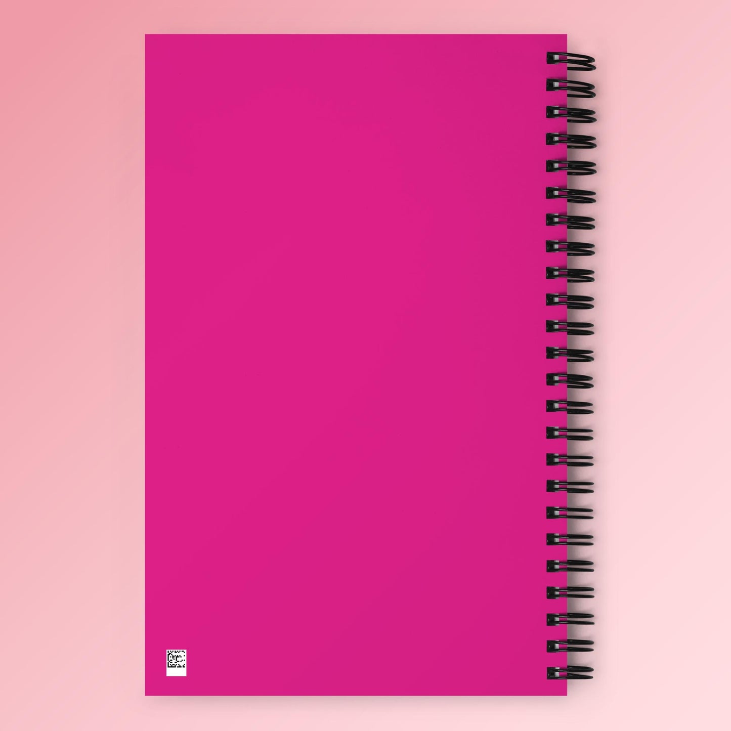 Doll Pink with Silhouette Spiral Notebook