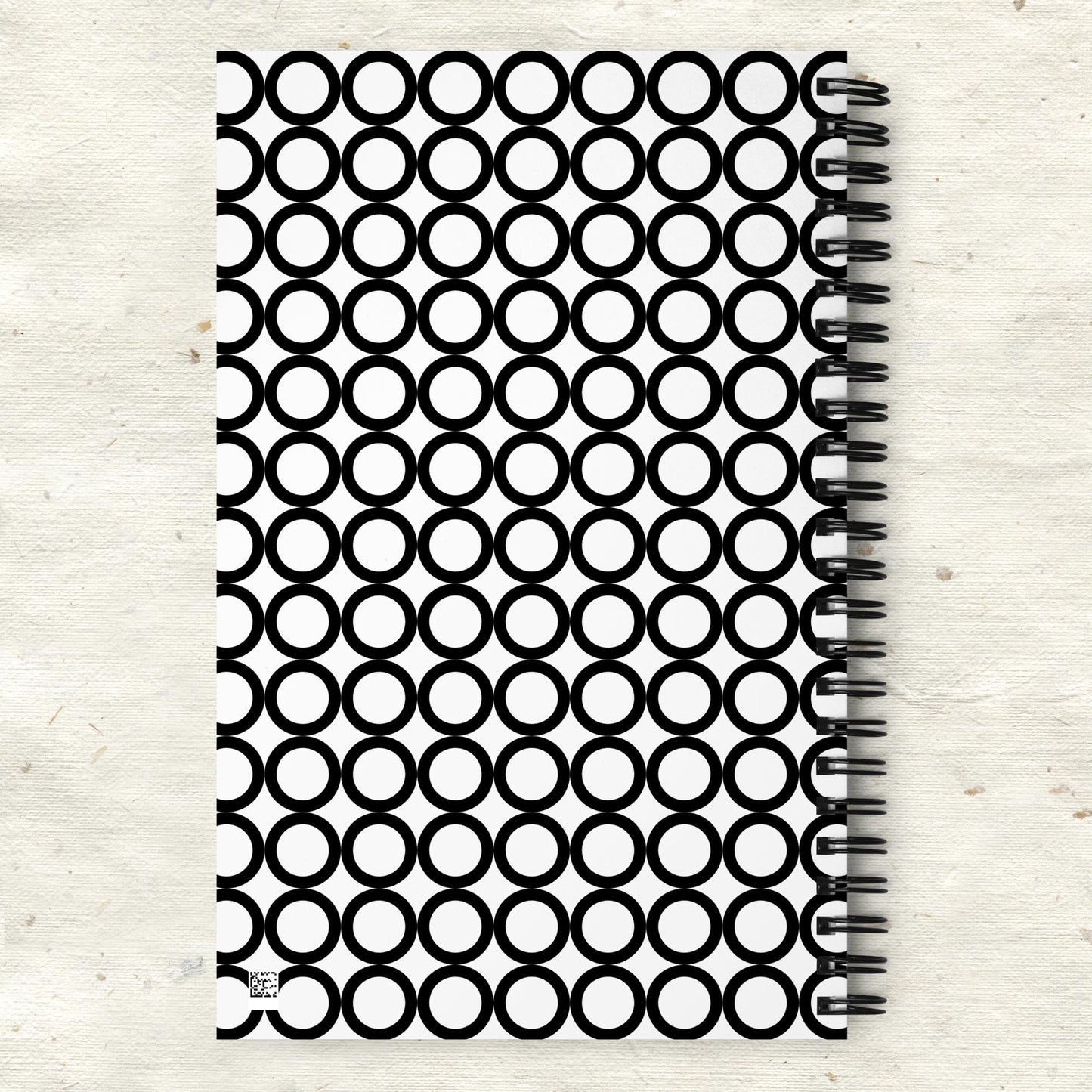 Doll Pink Curly Silhouette Spiral Notebook