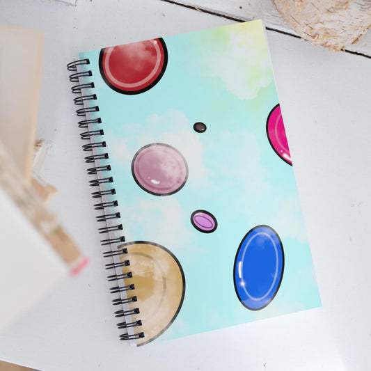 Buttons Spiral notebook