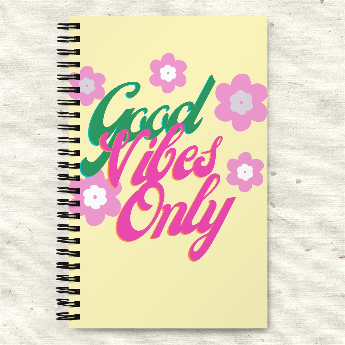 Good Vibes Only Spiral Notebook