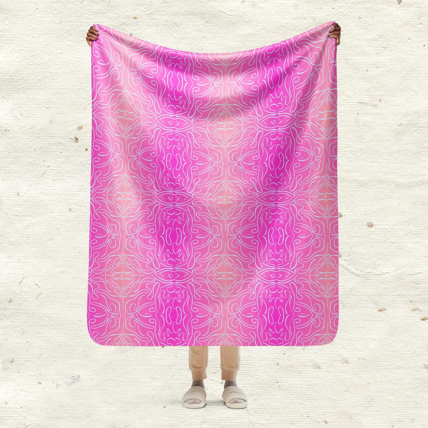 Pink Sherpa Blanket