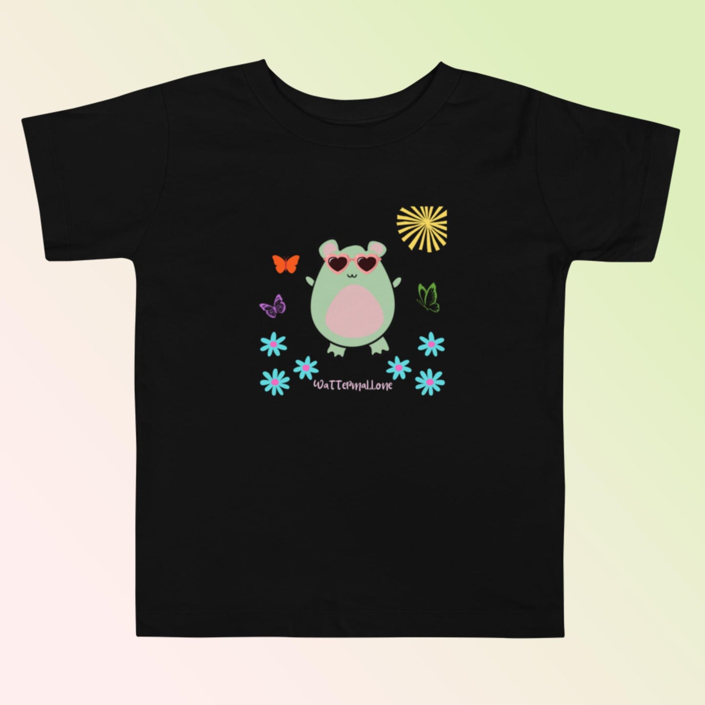 Cheerful Butterflies Toddler Short Sleeve Tee