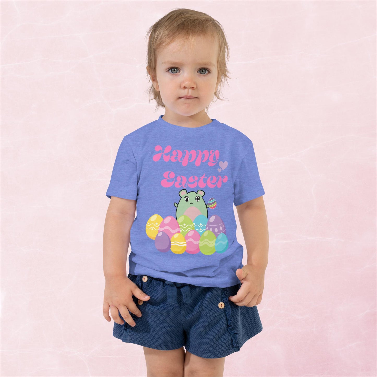 WaTTerMaLLone Happy Easter Toddler Short Sleeve Tee