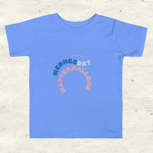 Wednesday Toddler Short Sleeve Tee