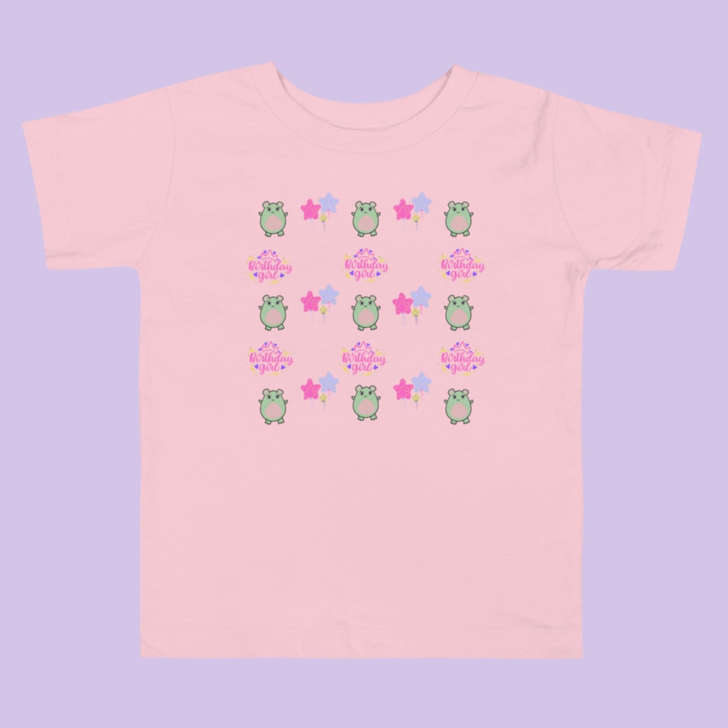 Birthday Girl Toddler Short Sleeve Tee