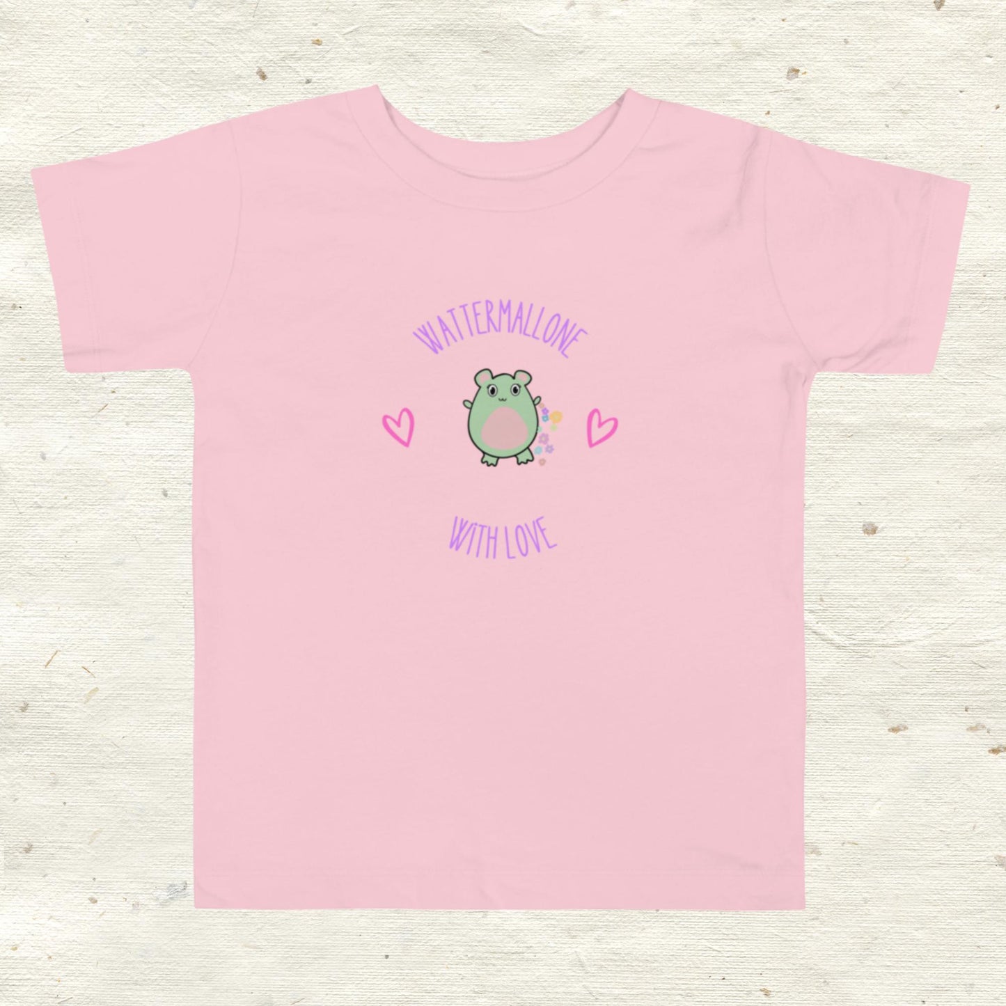 WaTTerMaLLone With Love Toddler Short Sleeve Tee