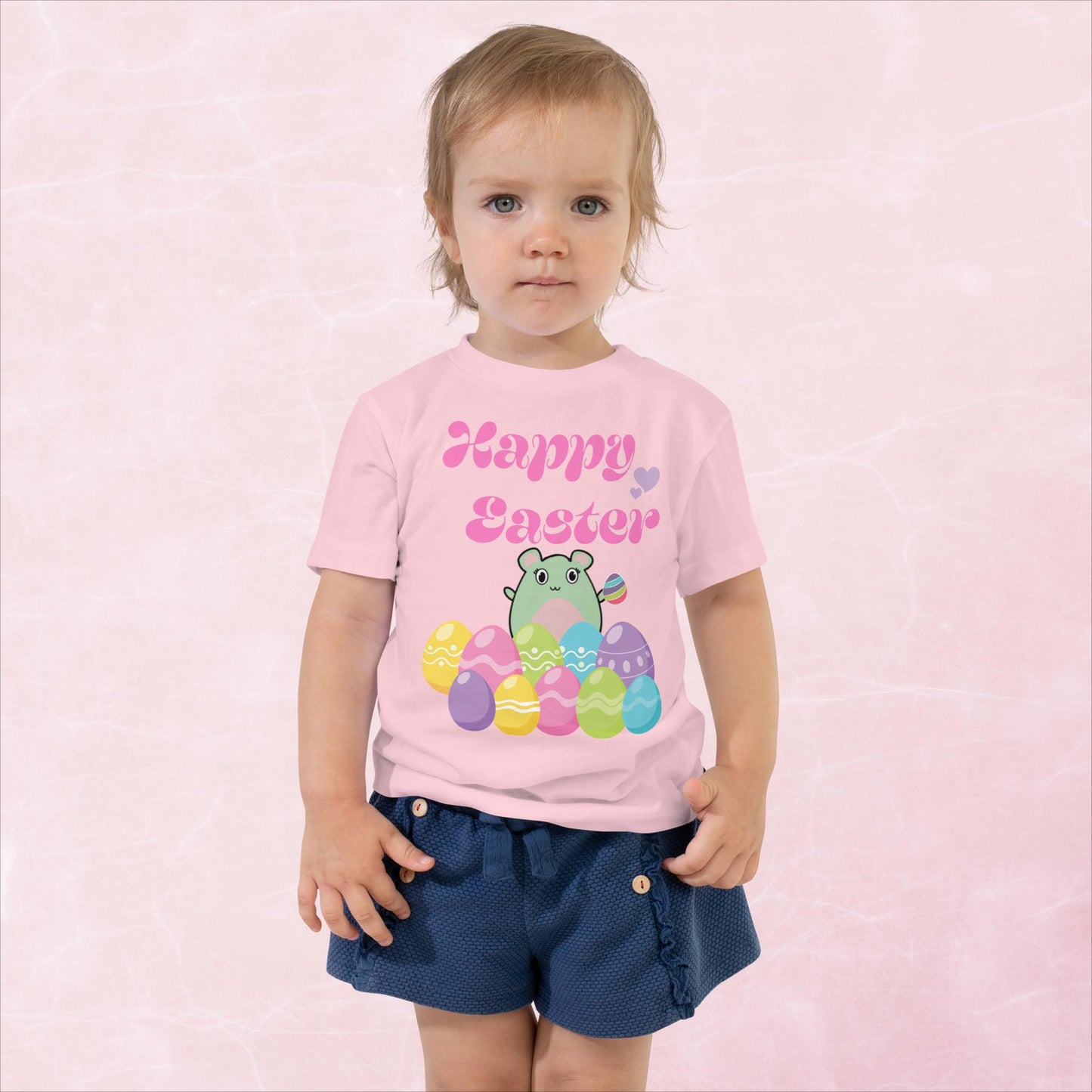 WaTTerMaLLone Happy Easter Toddler Short Sleeve Tee
