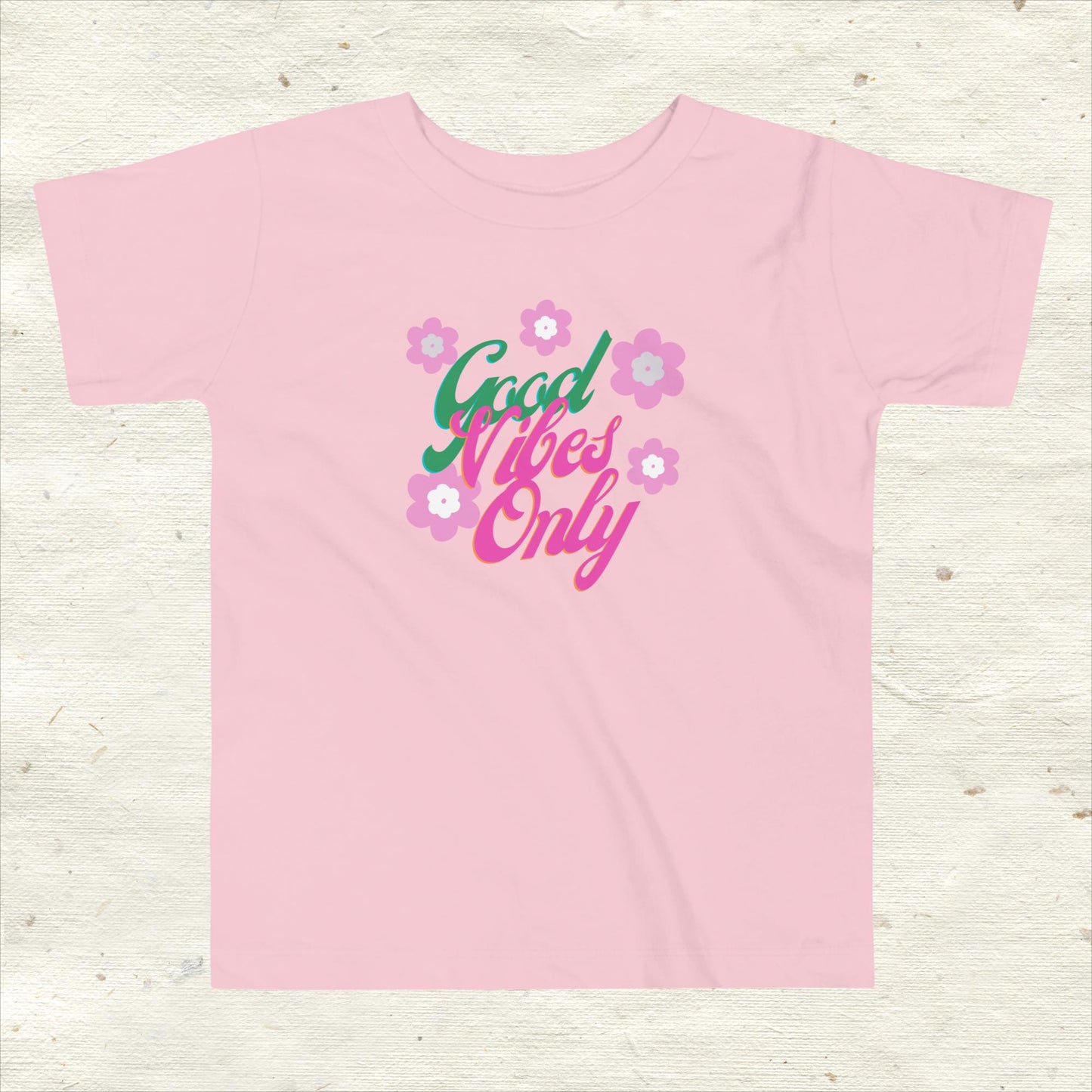 Good Vibes Only Toddler Short Sleeve Tee