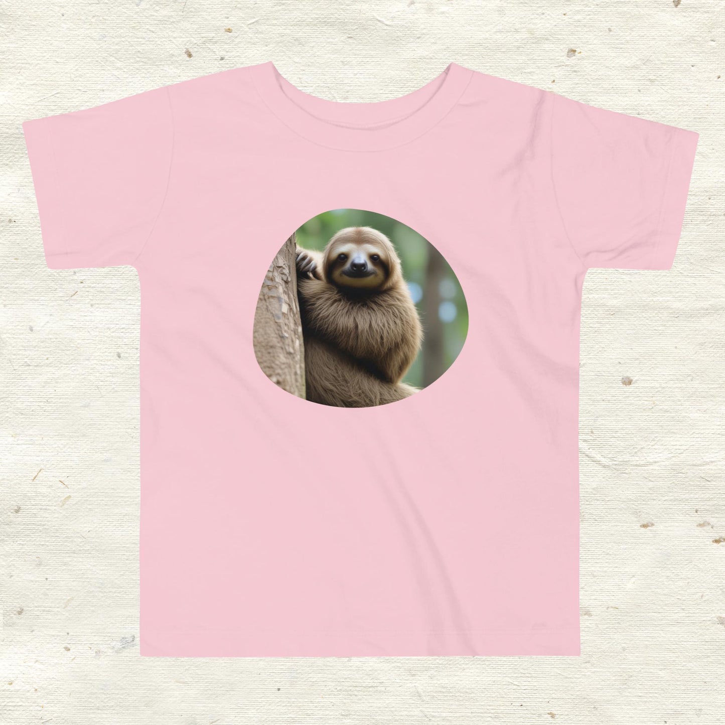 Baby Sloth Toddler Short Sleeve Tee