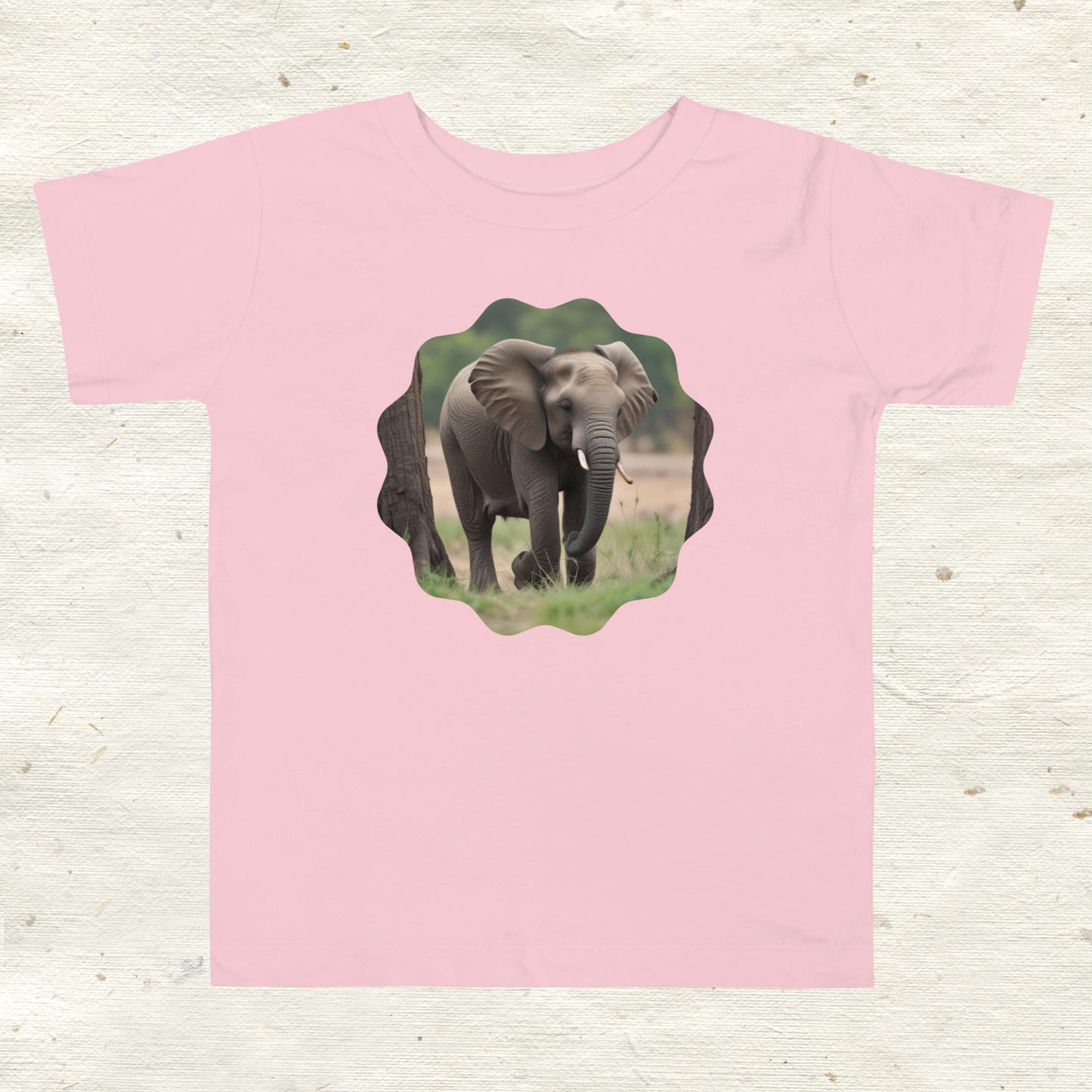 Baby Elephant Toddler Short Sleeve Tee