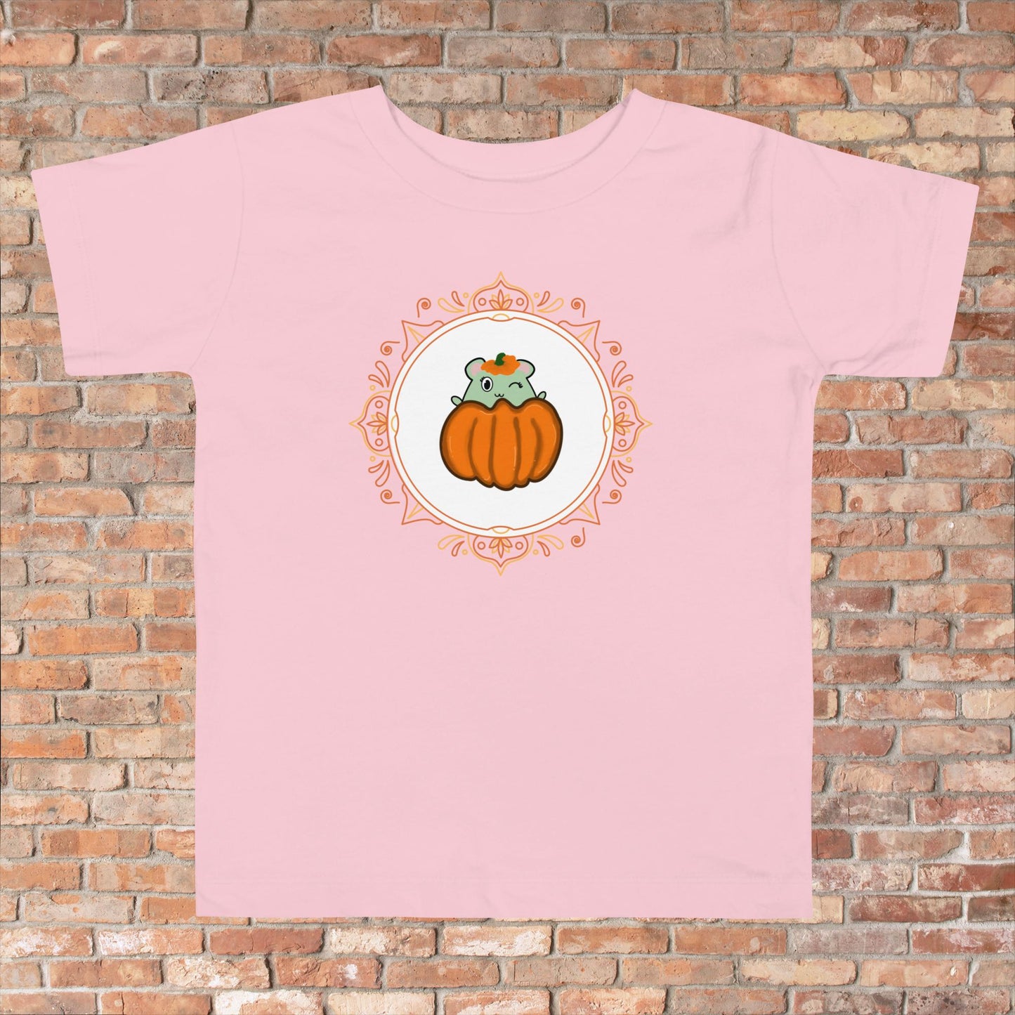 WaTTerMaLLone in Pumpkin Toddler Short Sleeve Tee