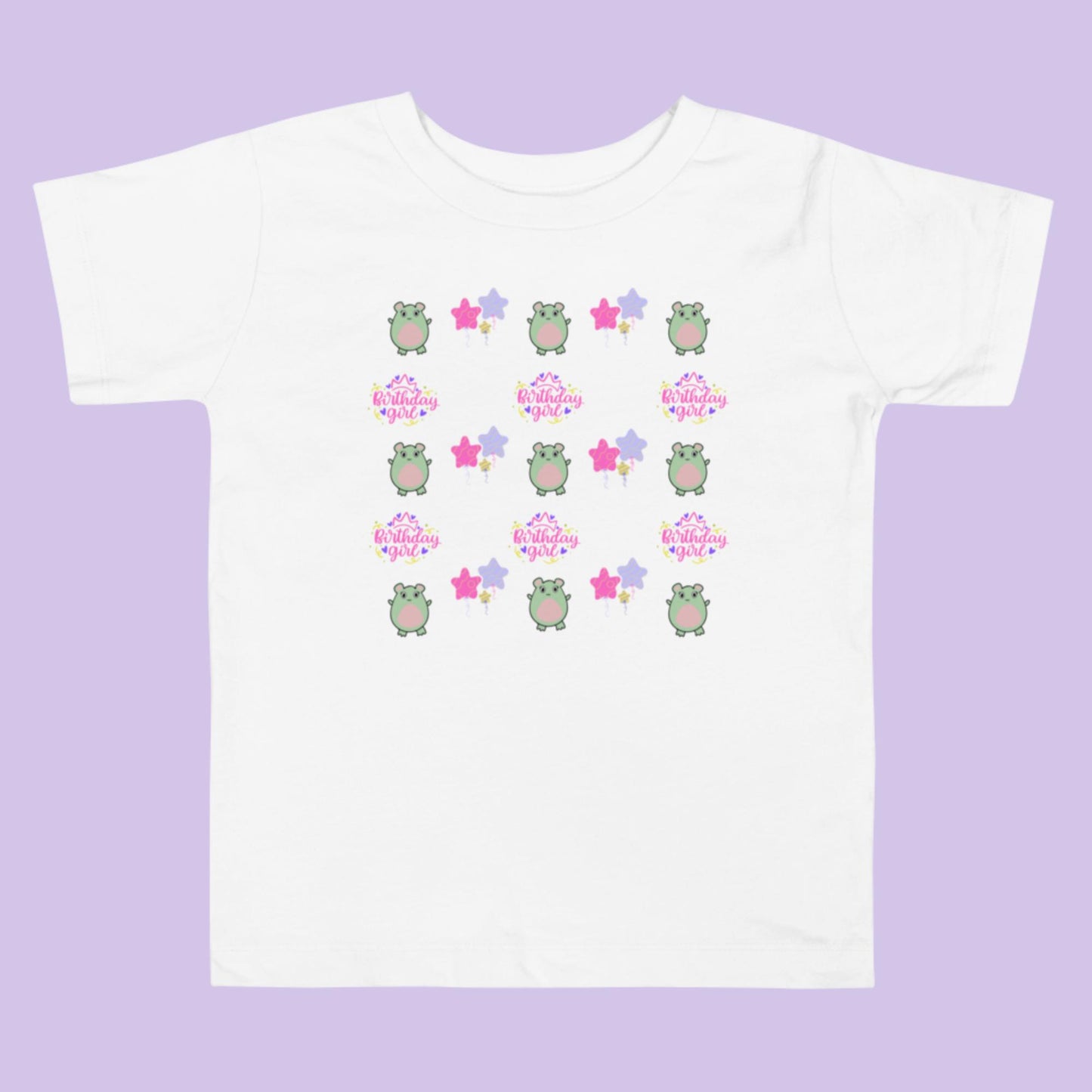 Birthday Girl Toddler Short Sleeve Tee