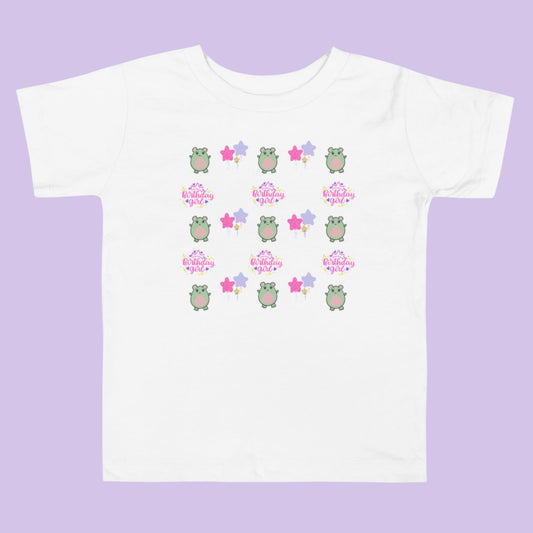 Birthday Girl Toddler Short Sleeve Tee