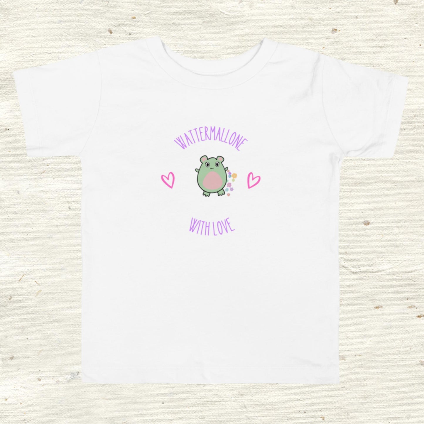 WaTTerMaLLone With Love Toddler Short Sleeve Tee