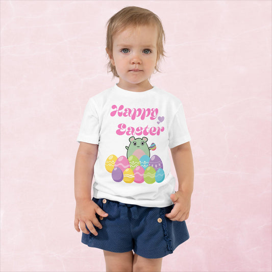 WaTTerMaLLone Happy Easter Toddler Short Sleeve Tee