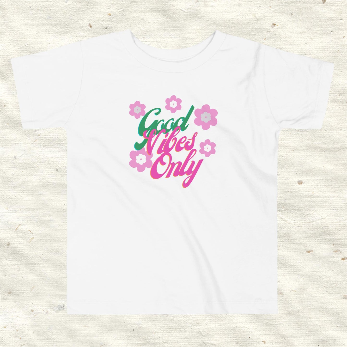 Good Vibes Only Toddler Short Sleeve Tee