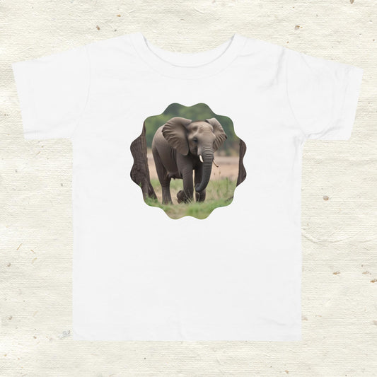 Baby Elephant Toddler Short Sleeve Tee