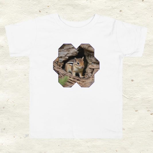 Baby Squirrel Toddler Short Sleeve Tee