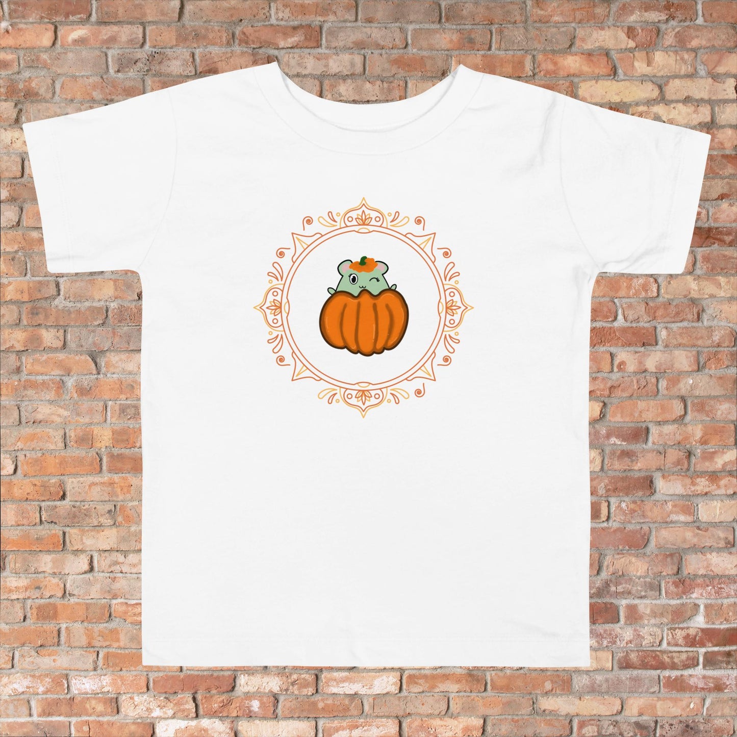 WaTTerMaLLone in Pumpkin Toddler Short Sleeve Tee