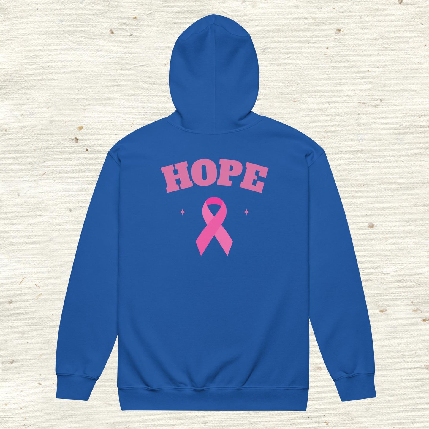 Breast Cancer Awareness Hope Unisex Heavy Blend Zip Hoodie