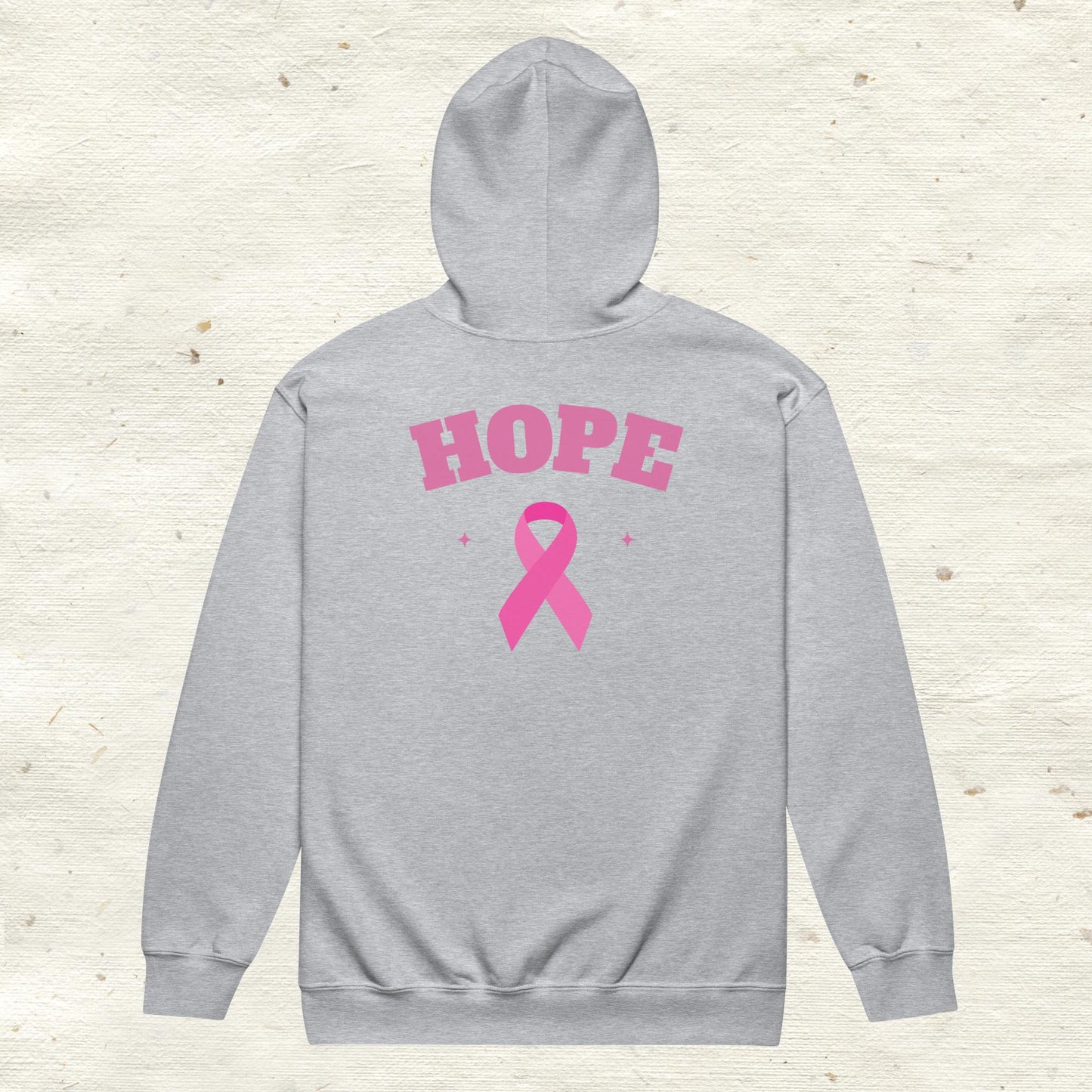 Breast Cancer Awareness Hope Unisex Heavy Blend Zip Hoodie