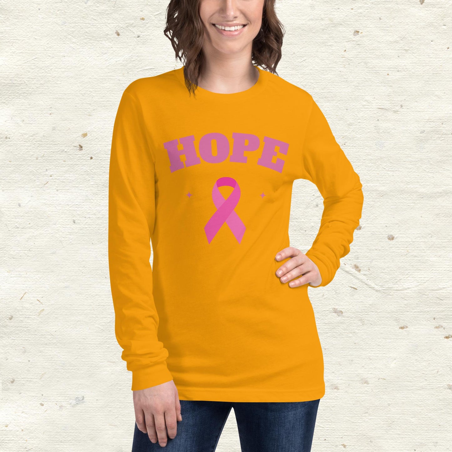 Breast Cancer Awareness Hope Unisex Long Sleeve Tee