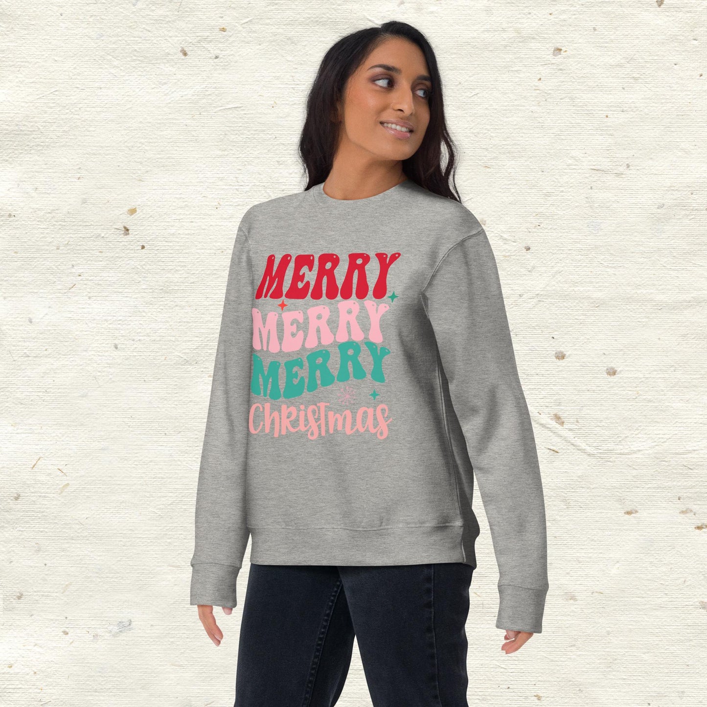 Merry Christmas Unisex Premium Sweatshirt